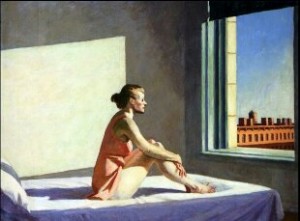 Edward Hopper, Morning sun, 1952.